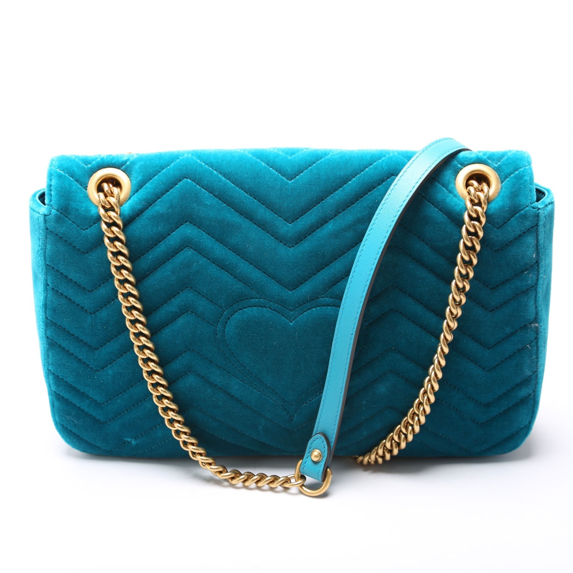 Gucci 110th Anniversary XXV Marmont Velvet Medium Shoulder Bag