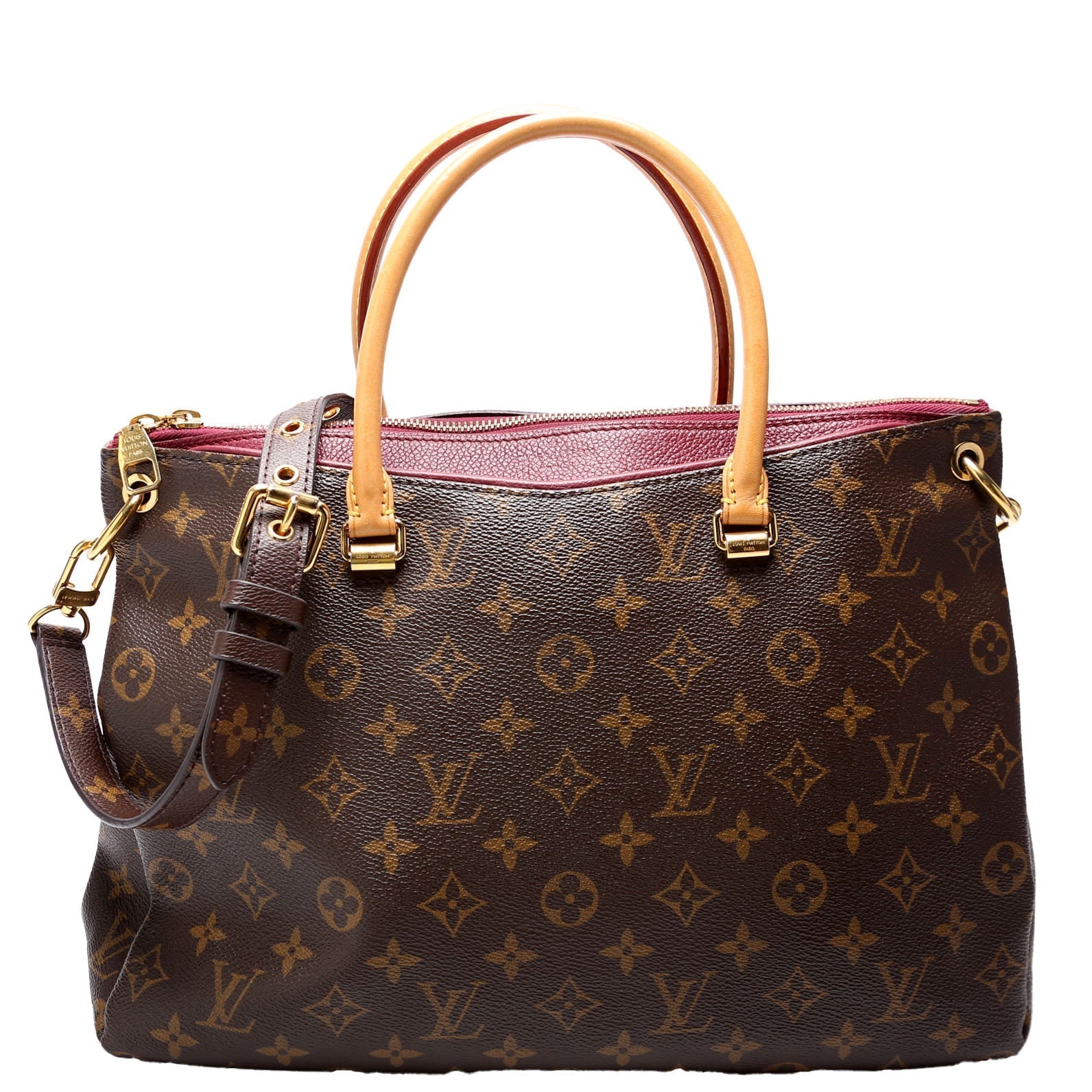 Louis Vuitton Pallas Side Monogram Canvas Tote Bag Side 7