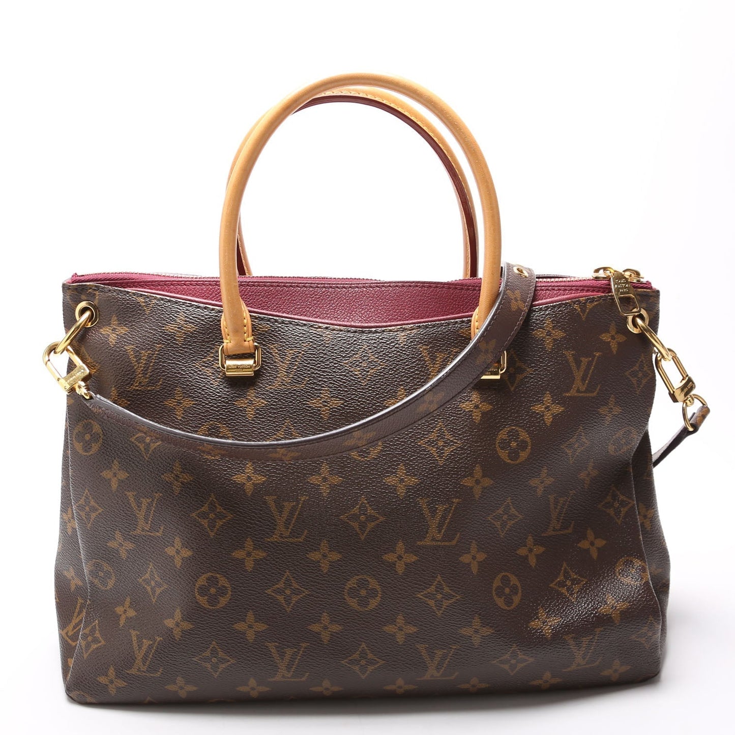 Louis Vuitton Pallas Side Monogram Canvas Tote Bag Side 7