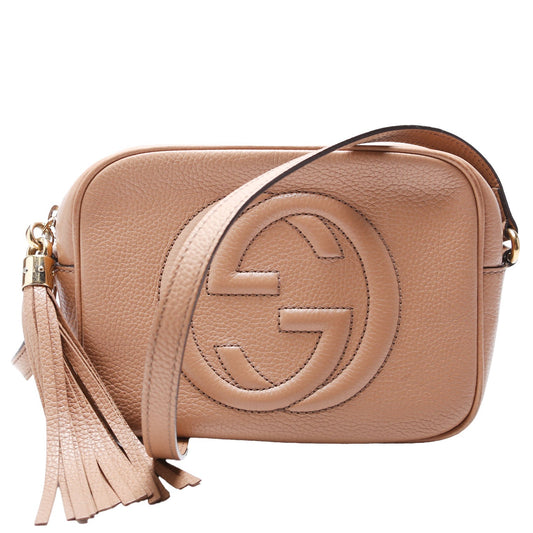 Gucci Soho Disco Tan Crossbody Bag Tan 3