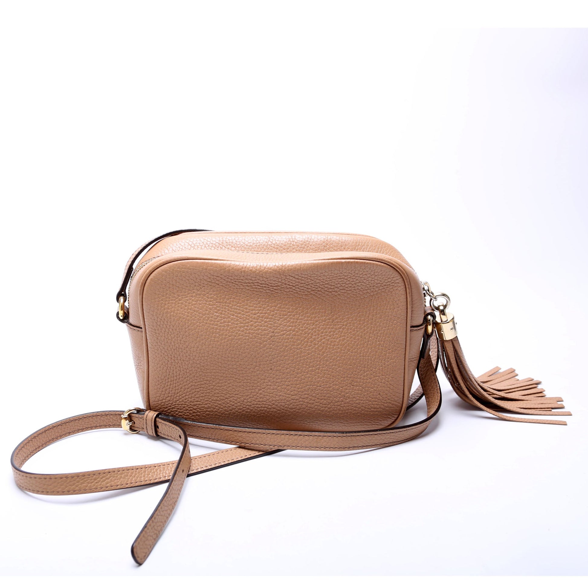 Gucci Soho Disco Tan Crossbody Bag Tan 3