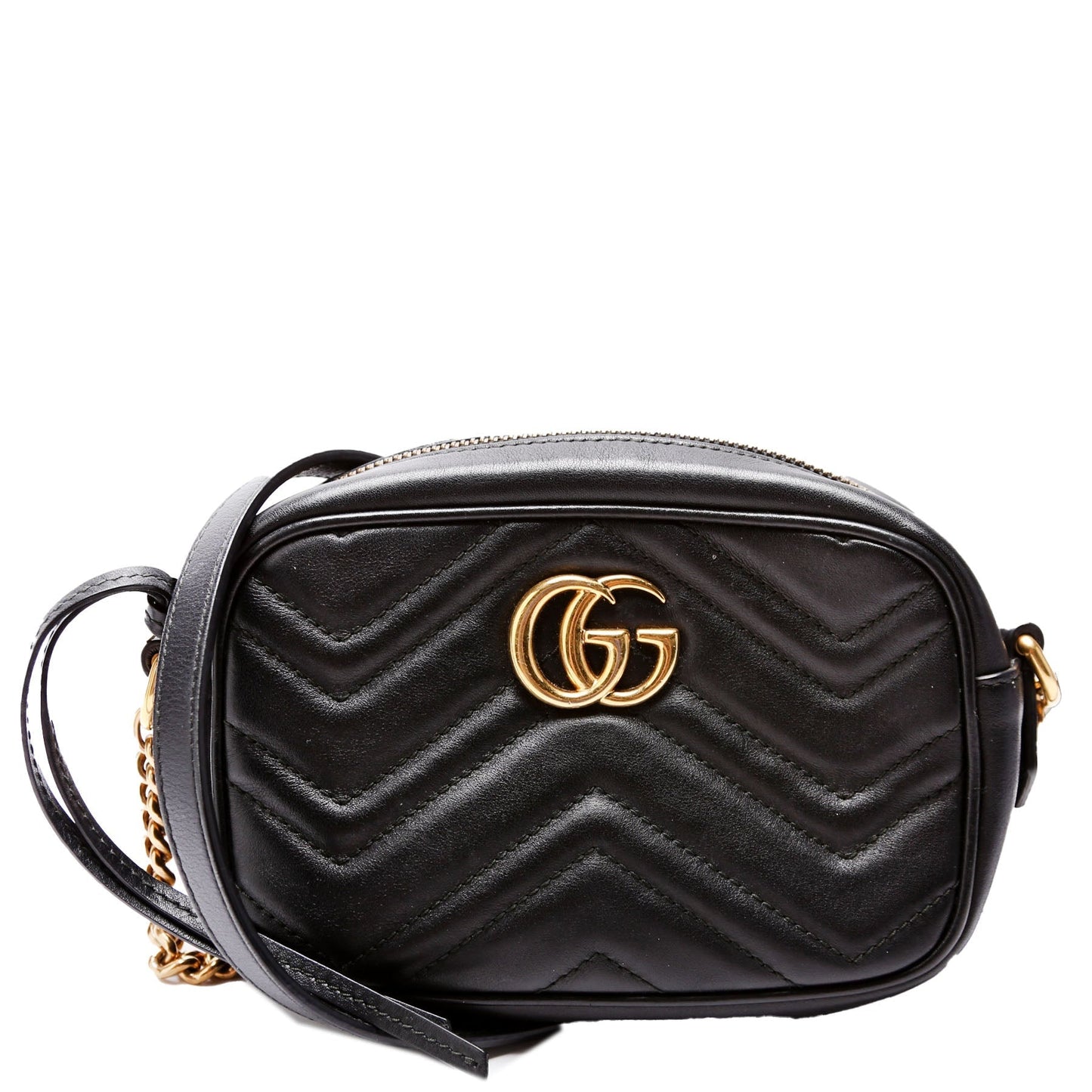 Gucci Marmont Camera Black Mini Travel Bag Black 2