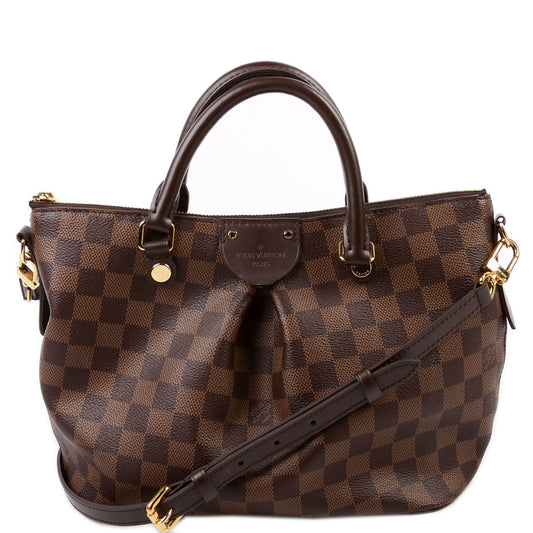 Louis Vuitton Siena Ebene PM Damier Handbag Ebene 10