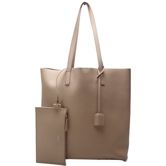 YSL Saint Laurent Saint Laurent Shopping Tote North South Taupe Tote Bag