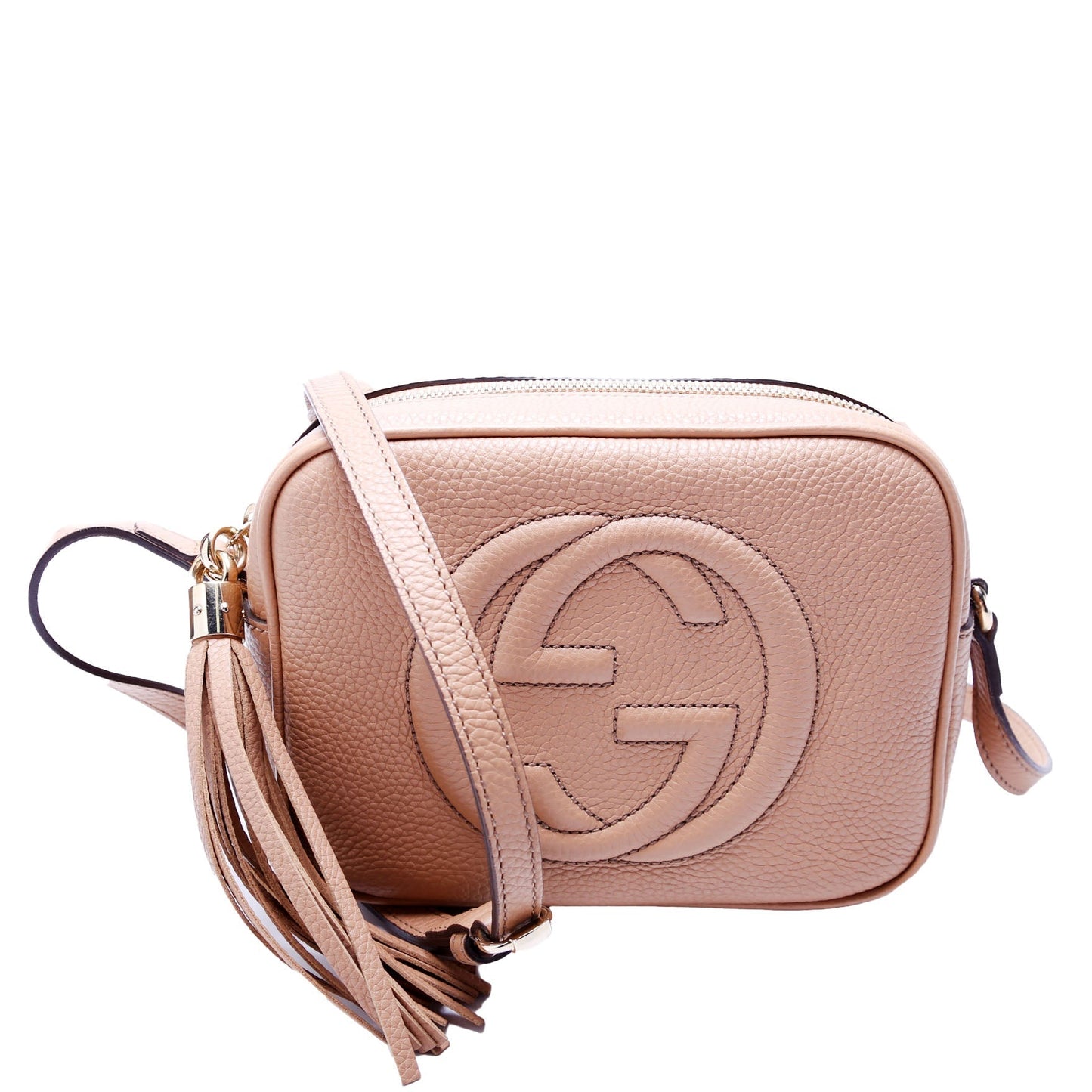 Gucci Soho Disco Tan Crossbody Bag Tan 2