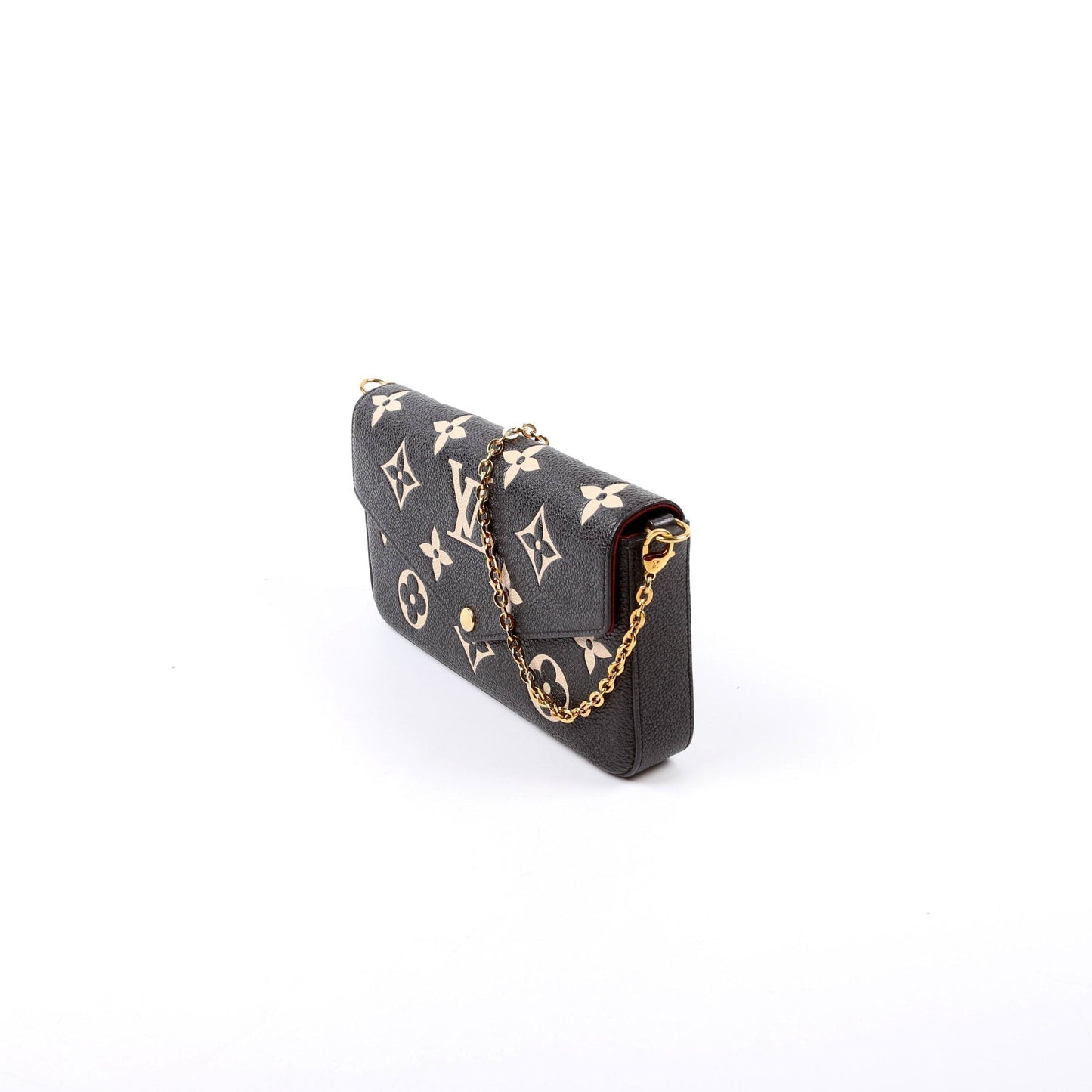 Louis Vuitton Pochette Felicie Bicolor Empreinte Clutch Bag Empreinte 6