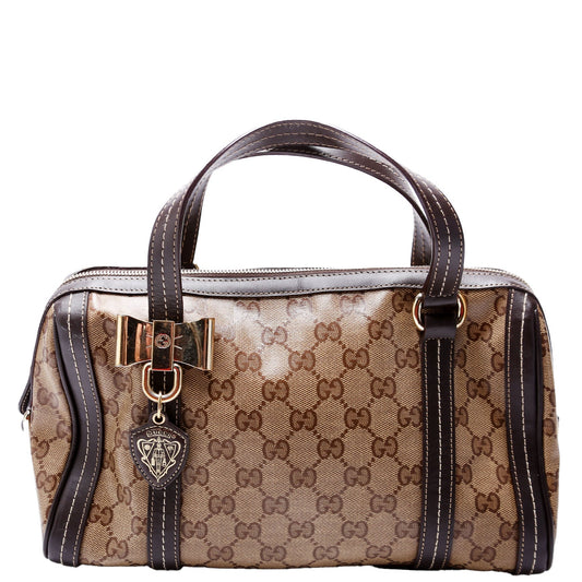 Gucci Duchessa Crystal Boston Medium Travel Bag