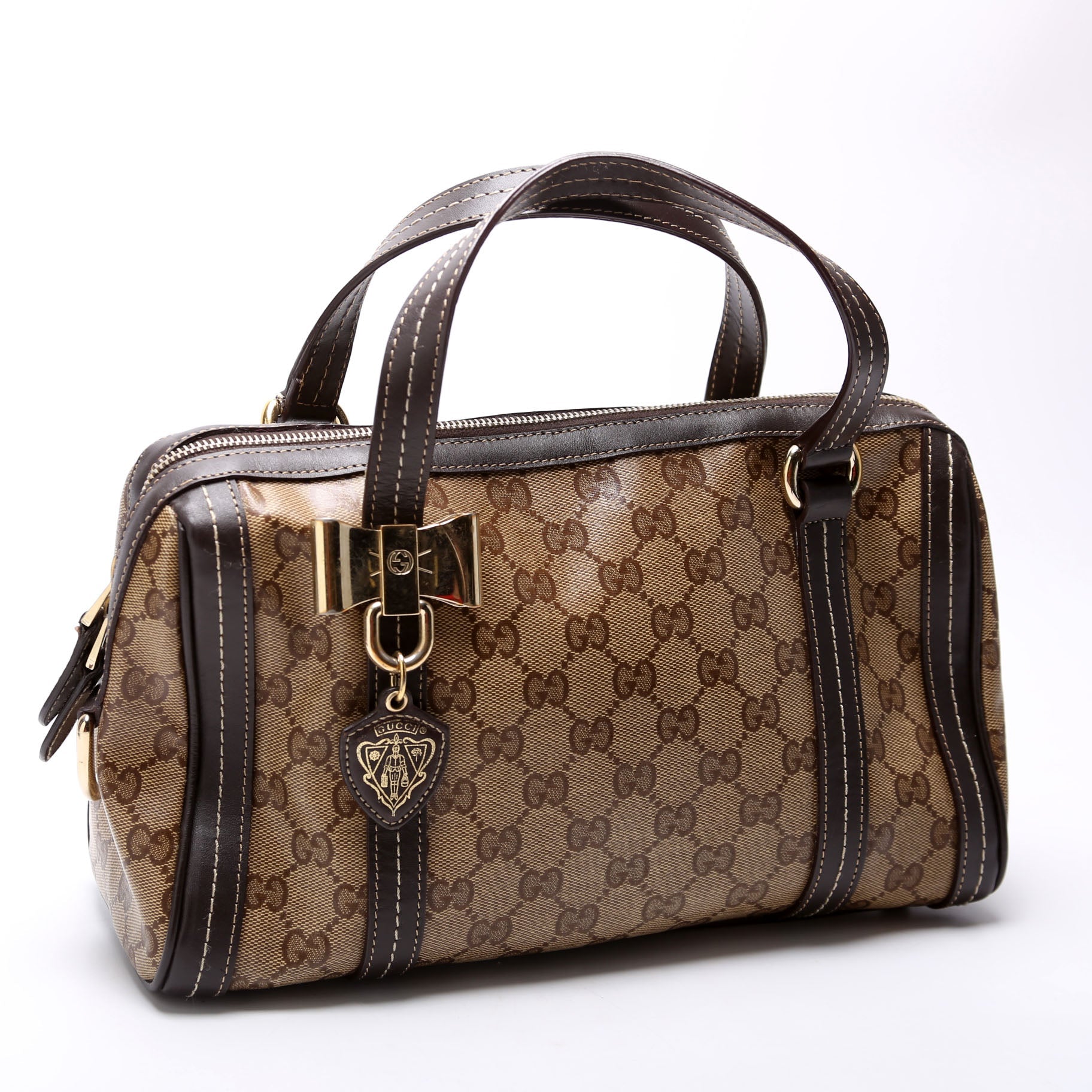 Gucci Duchessa Crystal Boston Medium Travel Bag