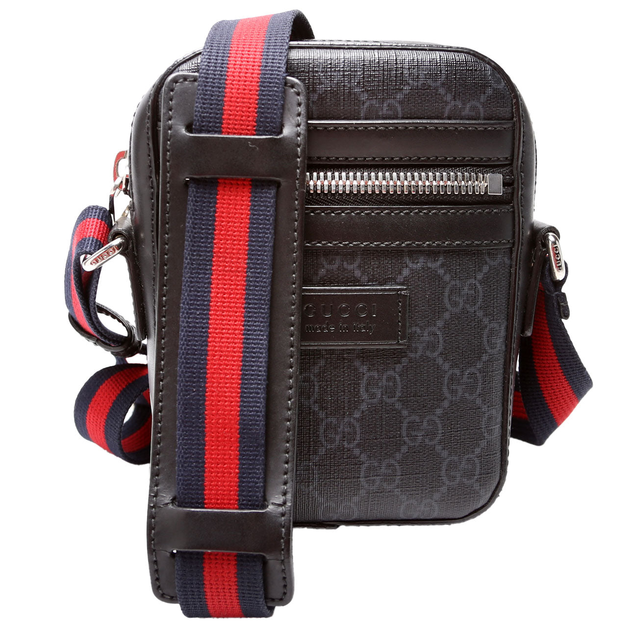 Gucci GG Supreme Messenger Black Travel Bag Black 1