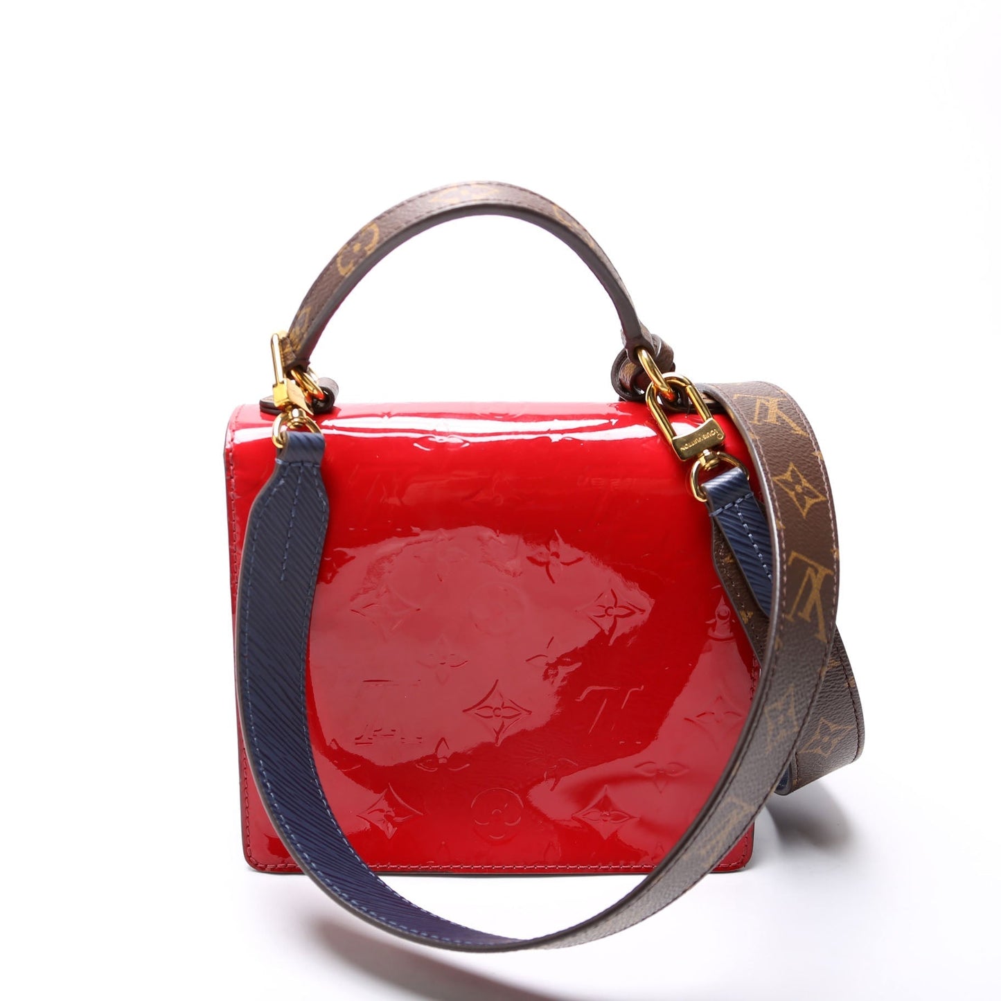 Louis Vuitton Spring Street Navy Red Vernis Jewelry