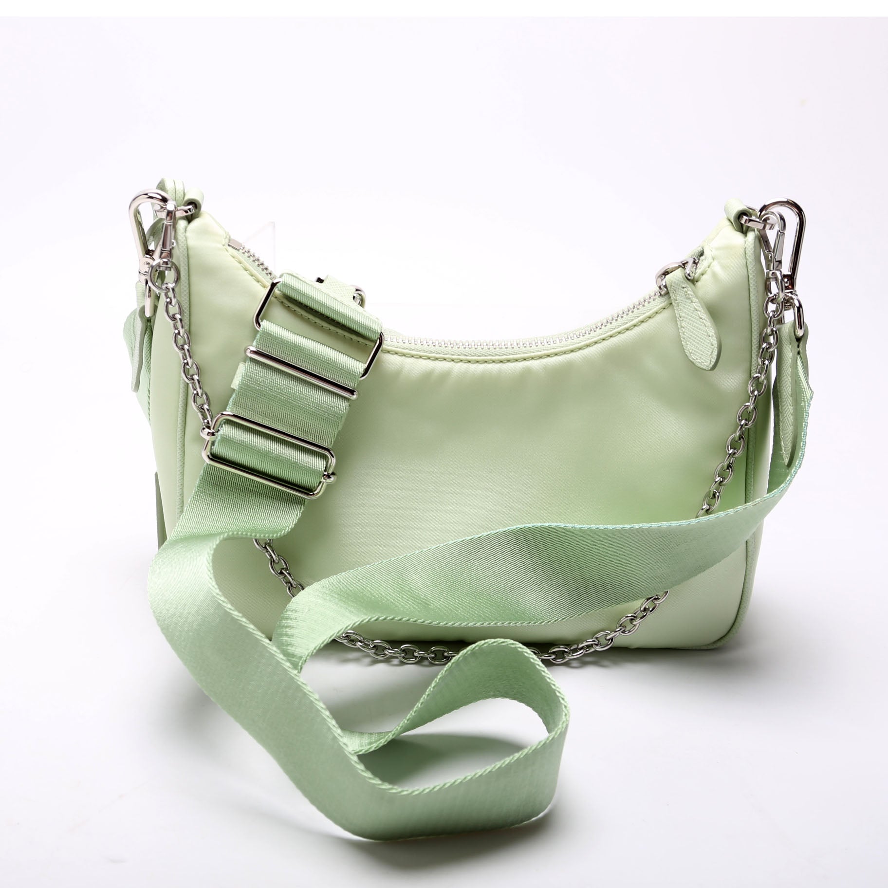 Prada Saffiano Re Edition Bag Green Travel Bag