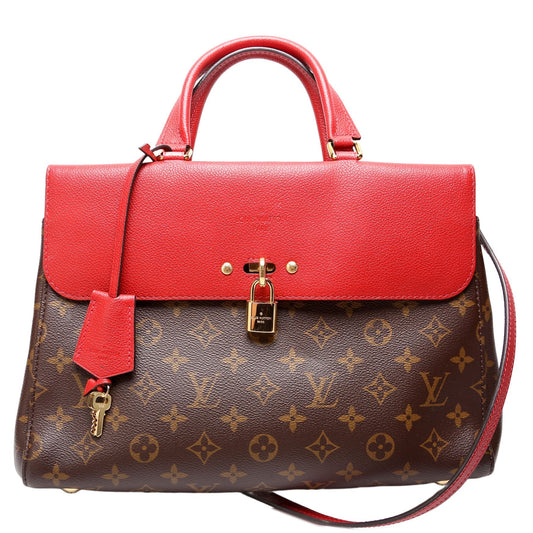Louis Vuitton Venus Satchel Monogram Red Satchel Bag