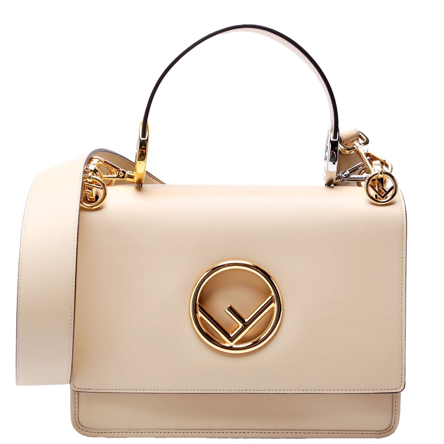 Fendi 8Bt284 Kan Shoulder Is Bag Vitello Medium Shoulder Bag
