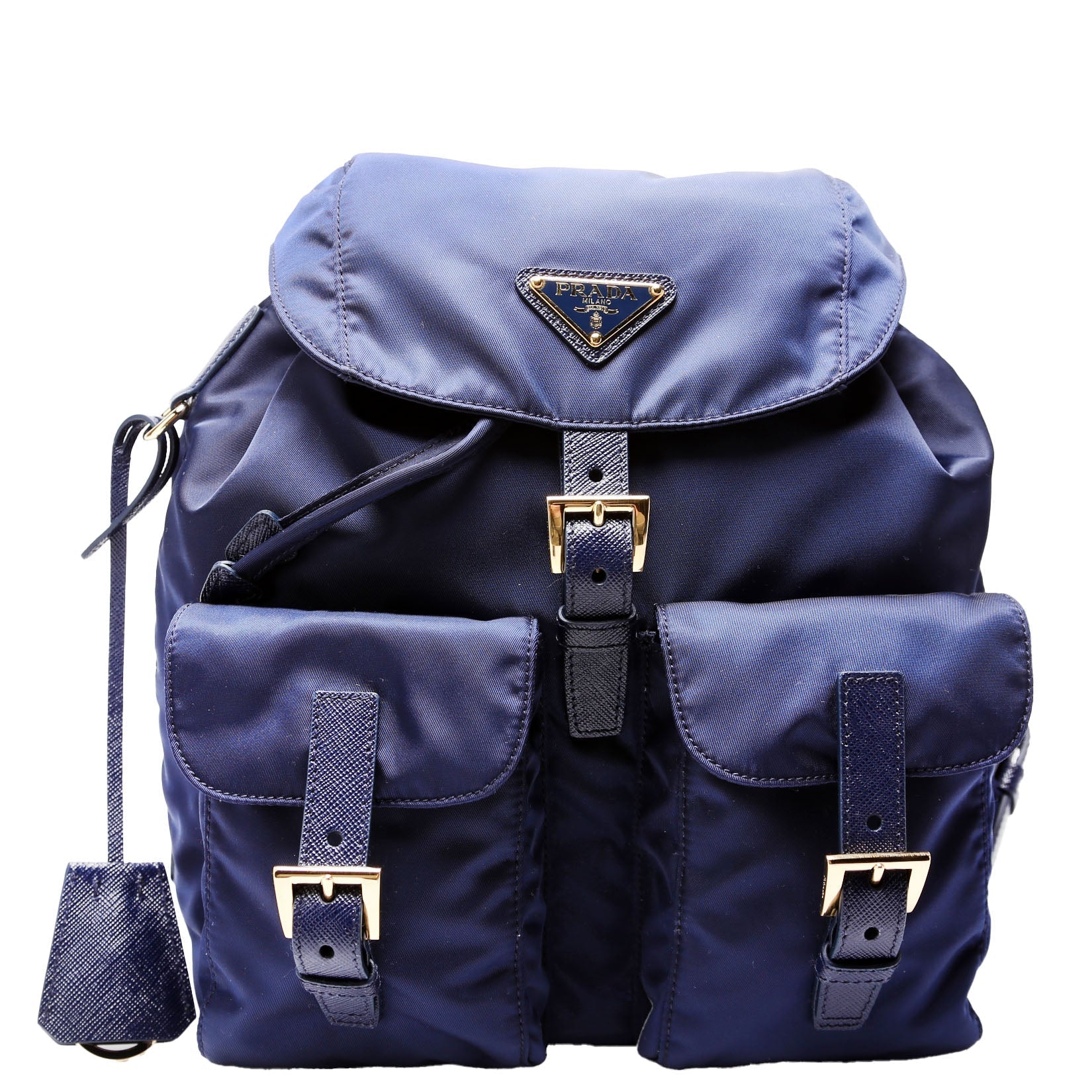 Prada Re Backpack Bag Nylon Blue