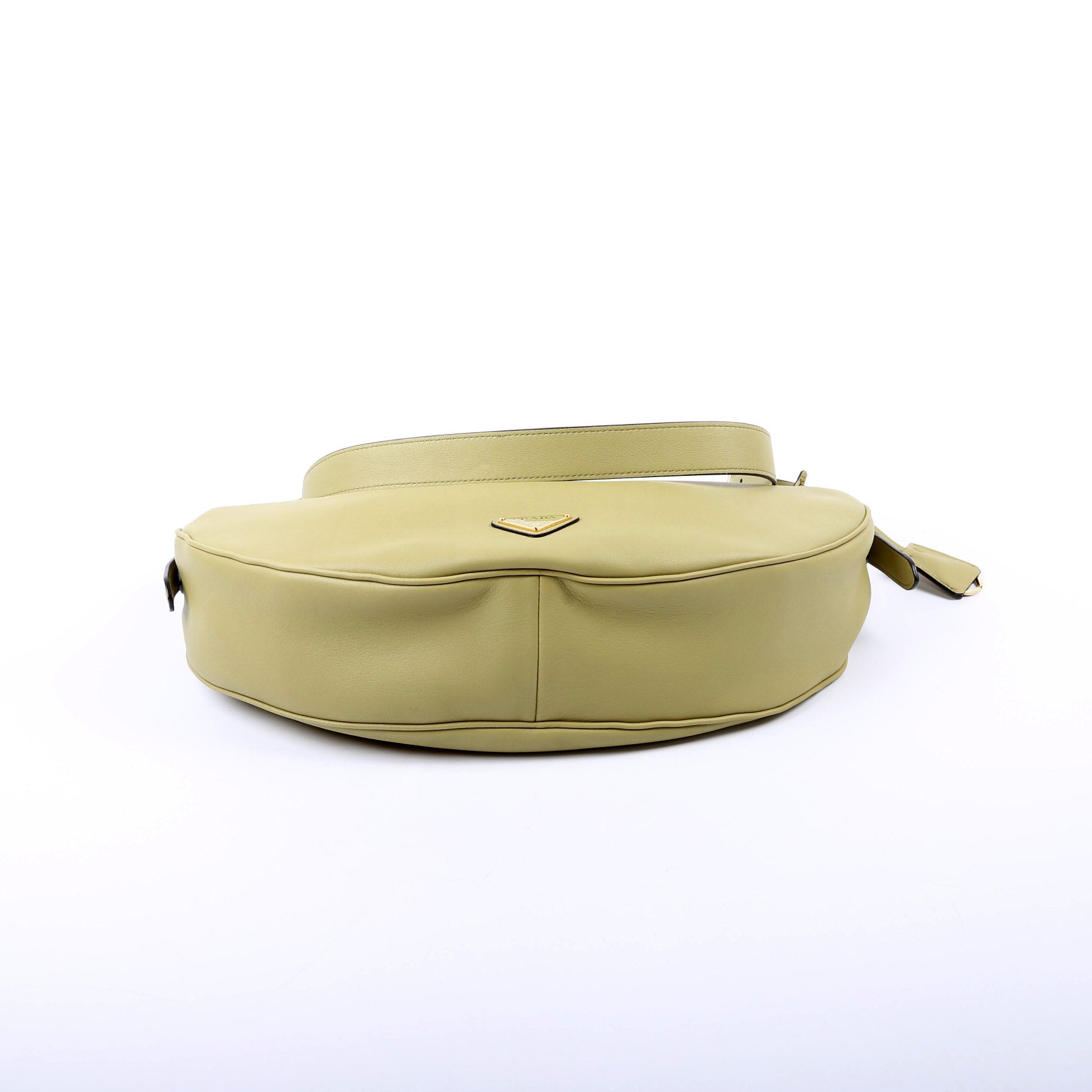 Prada Demi Lune Calfskin Shoulder Bag Large