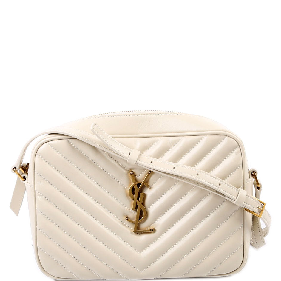 YSL Saint Laurent Saint Laurent Lou Camera Bag Cream Travel Bag