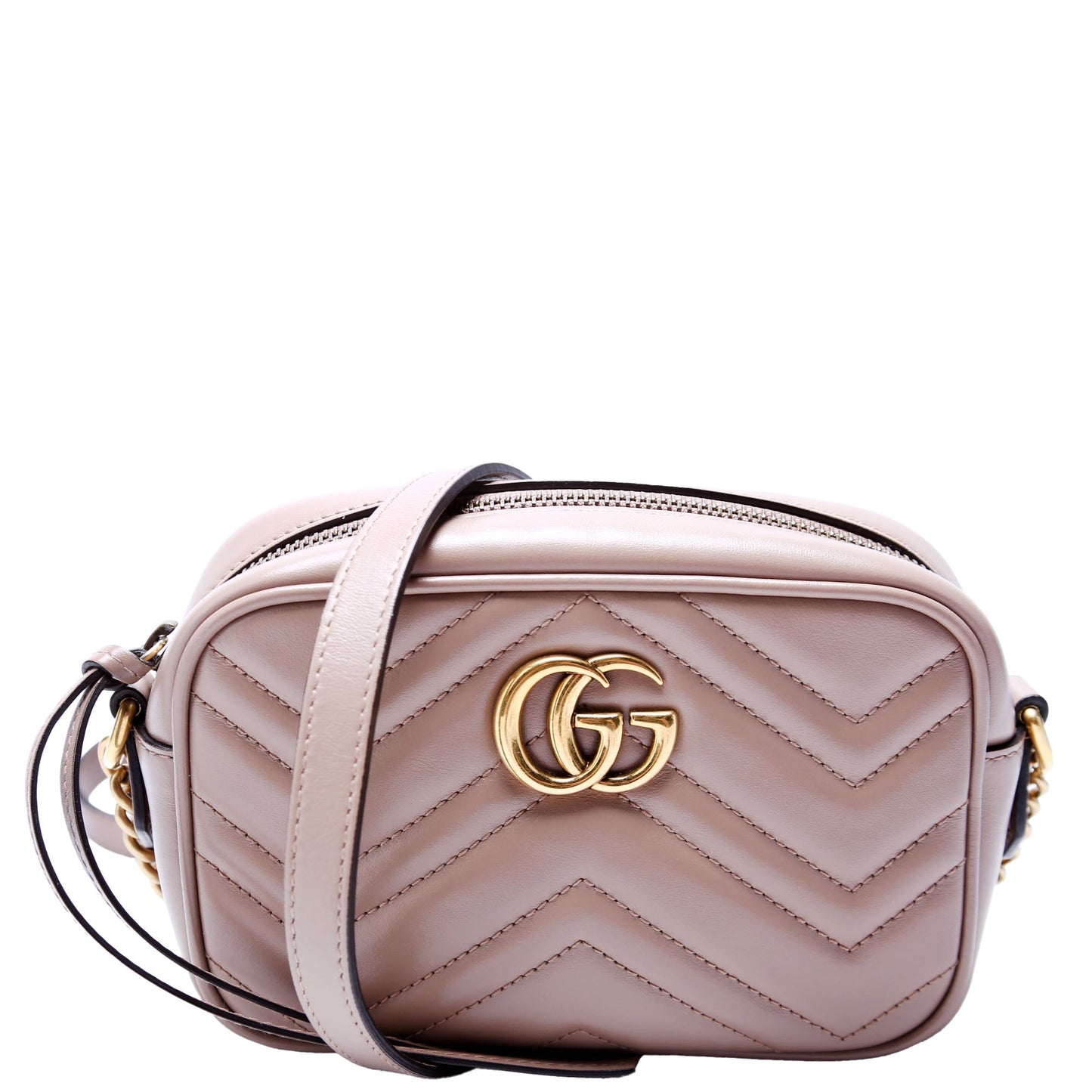 Gucci Marmont Camera Nude Mini Travel Bag Nude 1