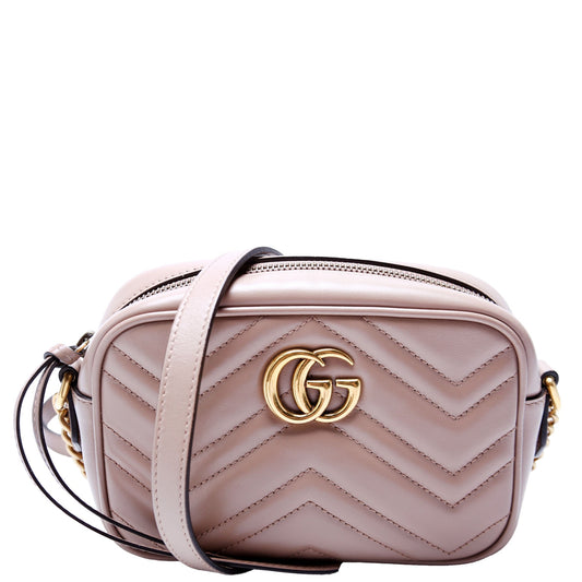Gucci Marmont Camera Nude Mini Travel Bag Nude 1