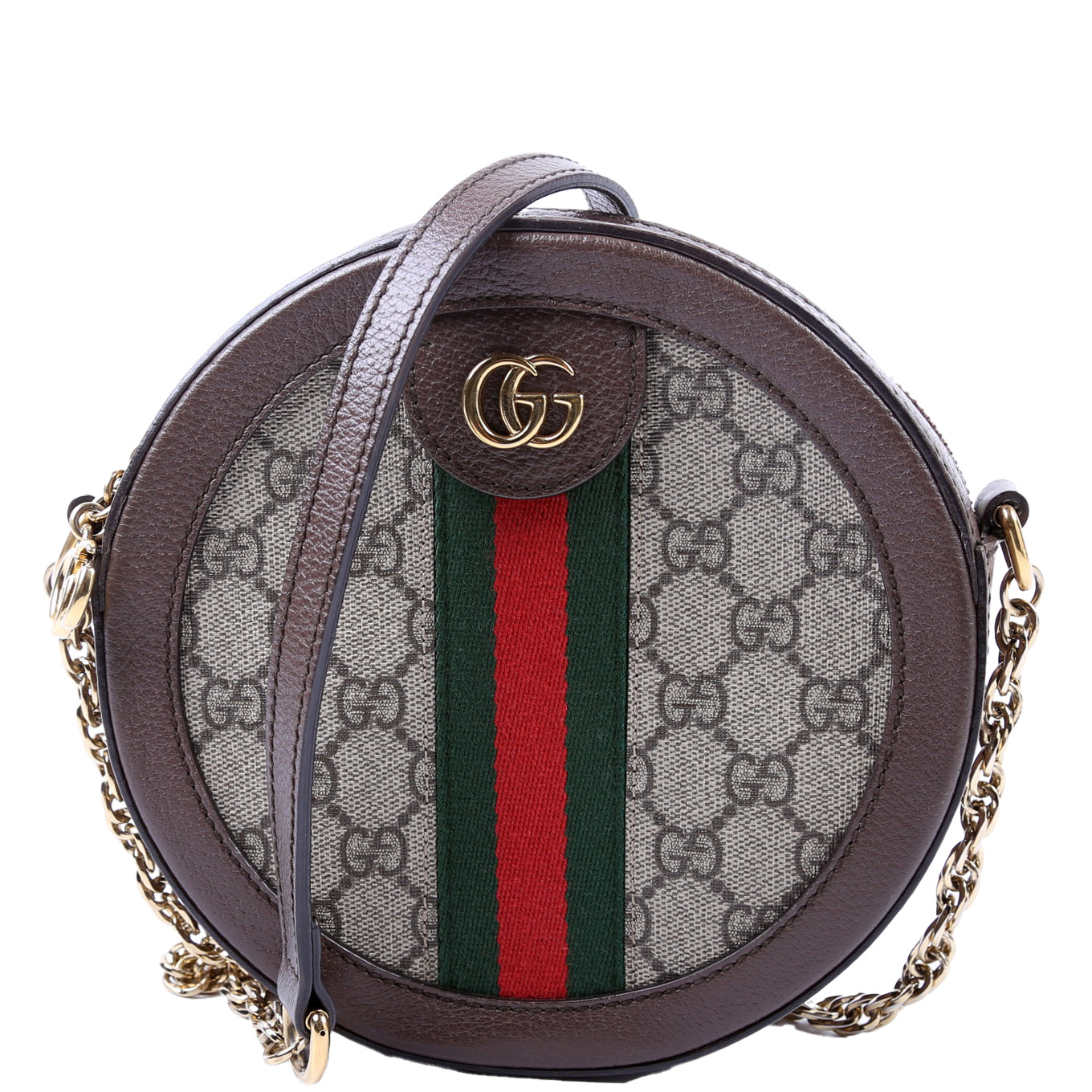 Gucci Ophidia GG Supreme Round Brown Small Crossbody Bag Brown 2