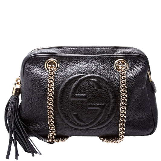 Gucci Soho Black Chain Shoulder Bag