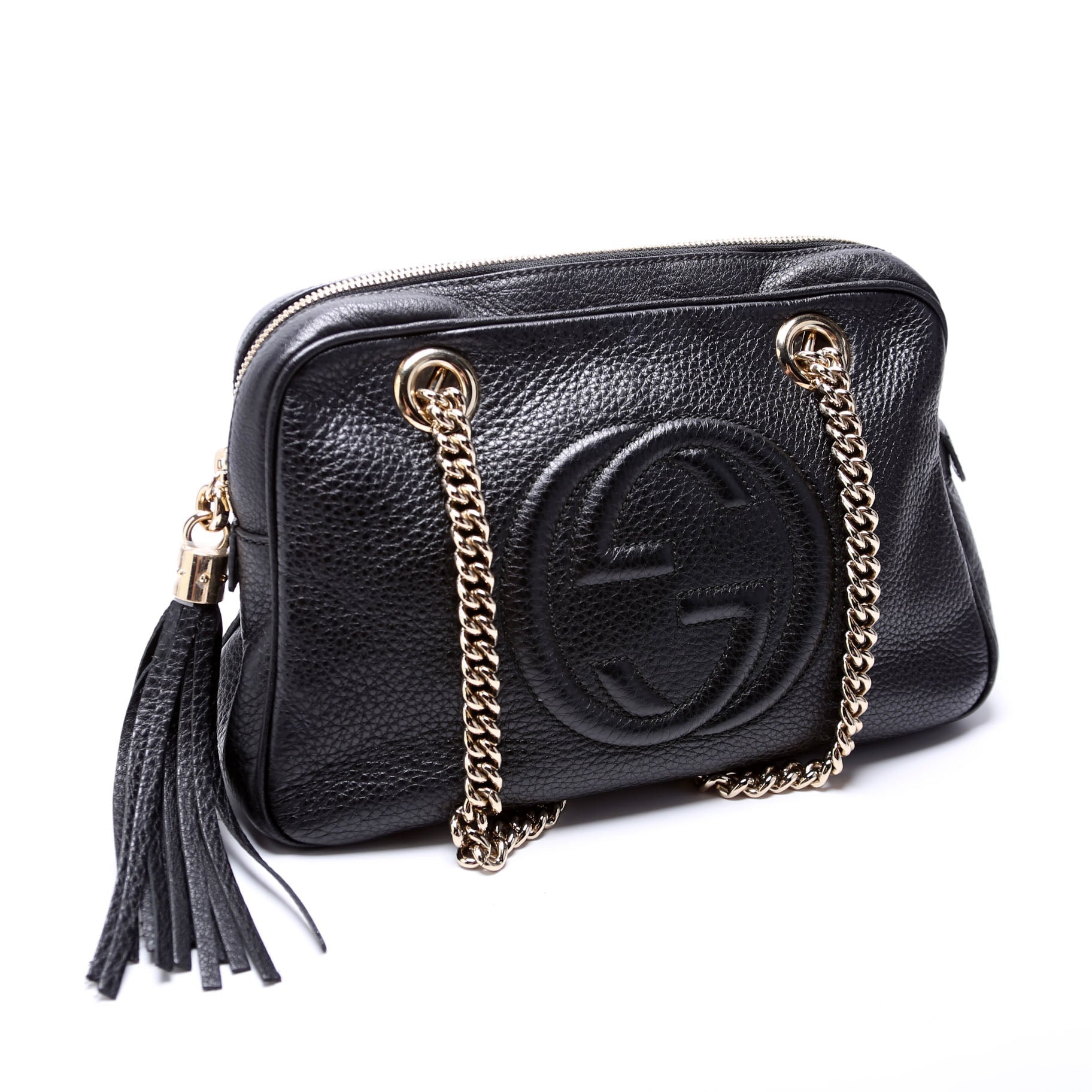 Gucci Soho Black Chain Shoulder Bag