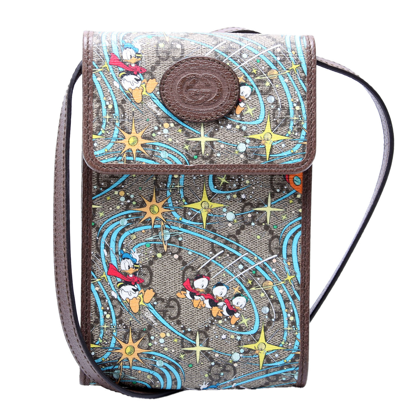 Gucci X Disney GG Supreme Donald Mini Crossbody Bag