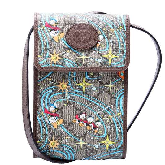 Gucci X Disney GG Supreme Donald Mini Crossbody Bag