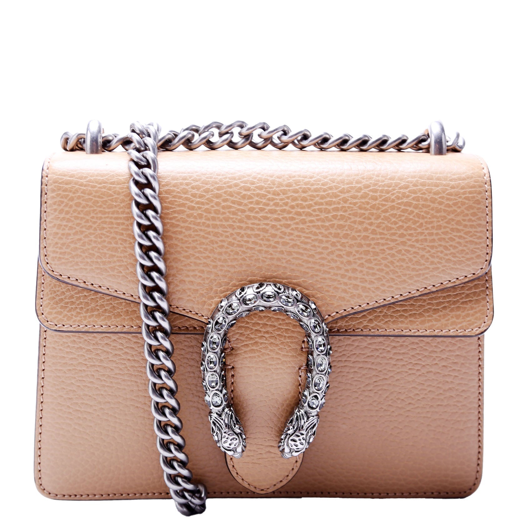 Gucci Dionysus Leather Tan Mini Shoulder Bag