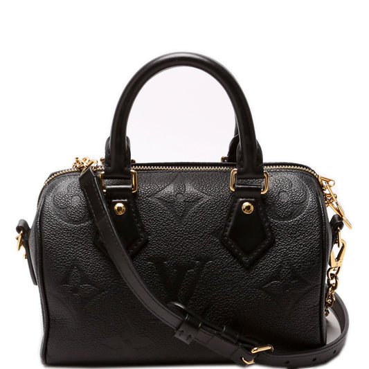 Louis Vuitton Speedy 20 Bandouliere NM Black Empreinte Handbag