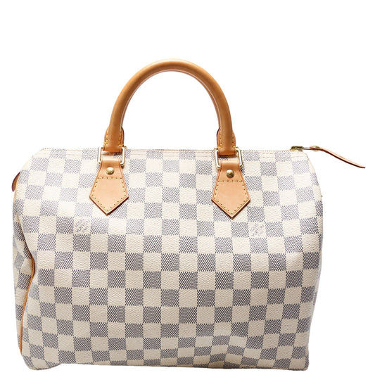 Louis Vuitton Speedy 30 Azur Handbag Azur 6