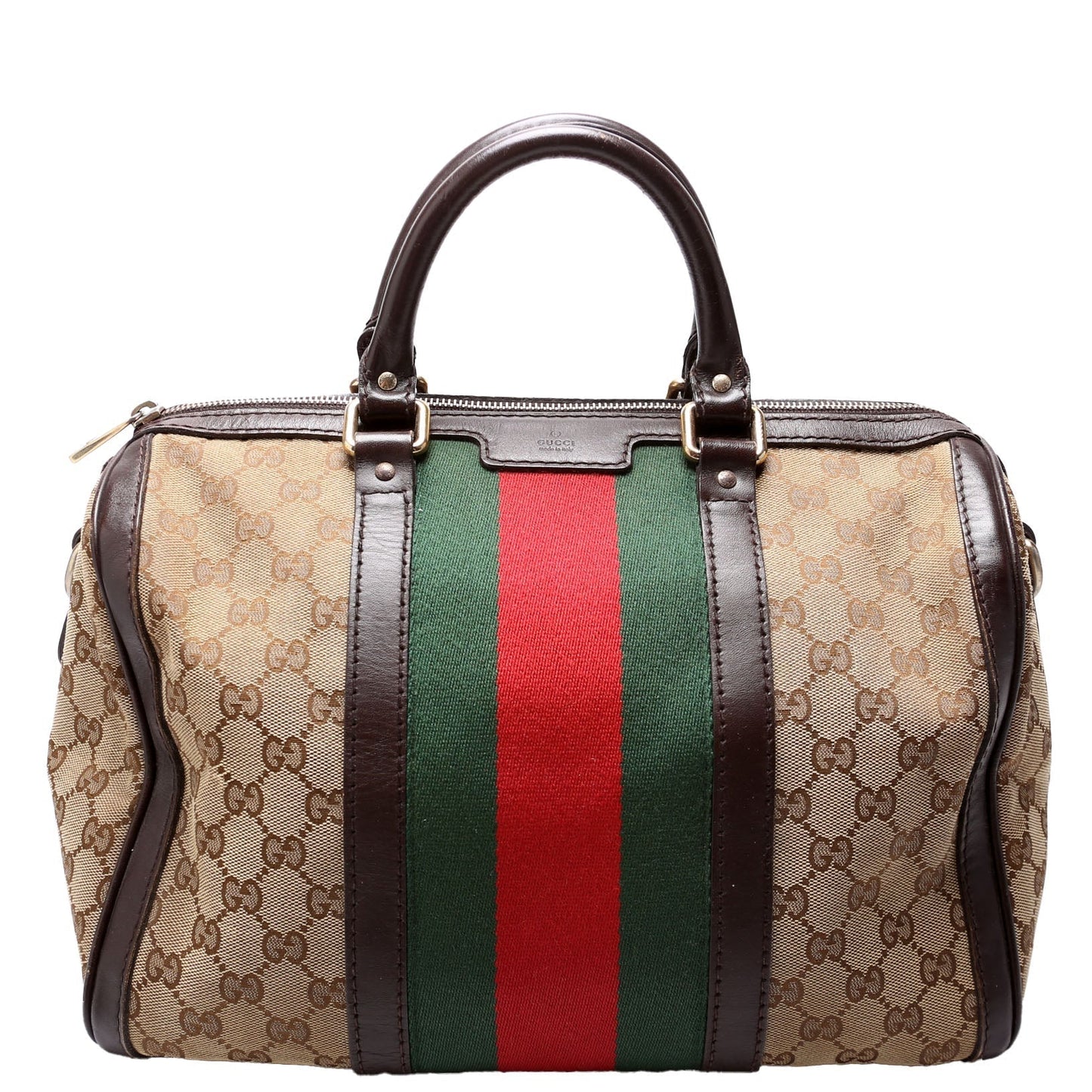 Gucci Boston Canvas Travel Bag Canvas 18