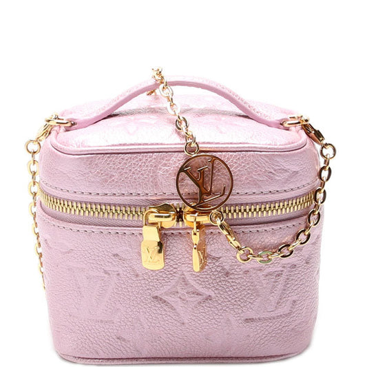 Louis Vuitton Micro Vanity Empreinte Pink Handbag