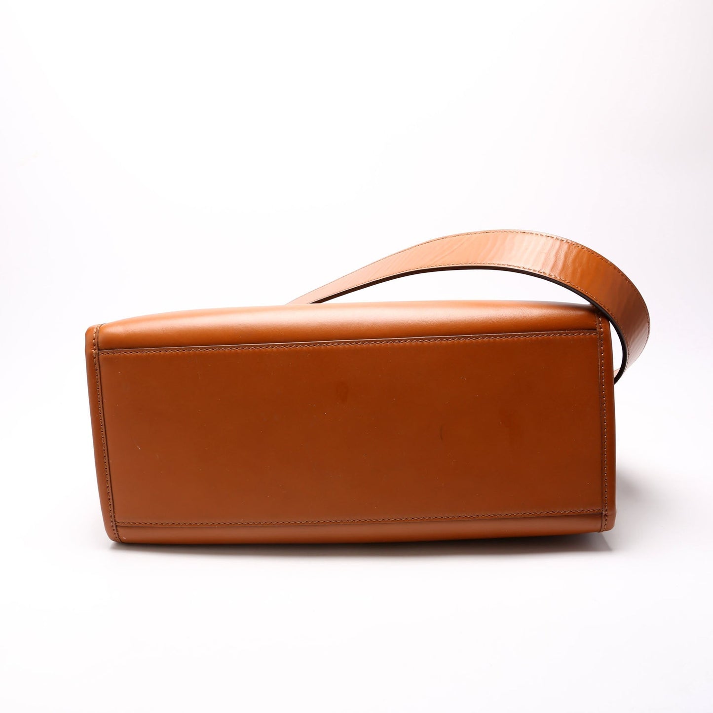 Fendi 8Bh386 Sunshine Shopper Bag Leather Brown Medium Travel Bag