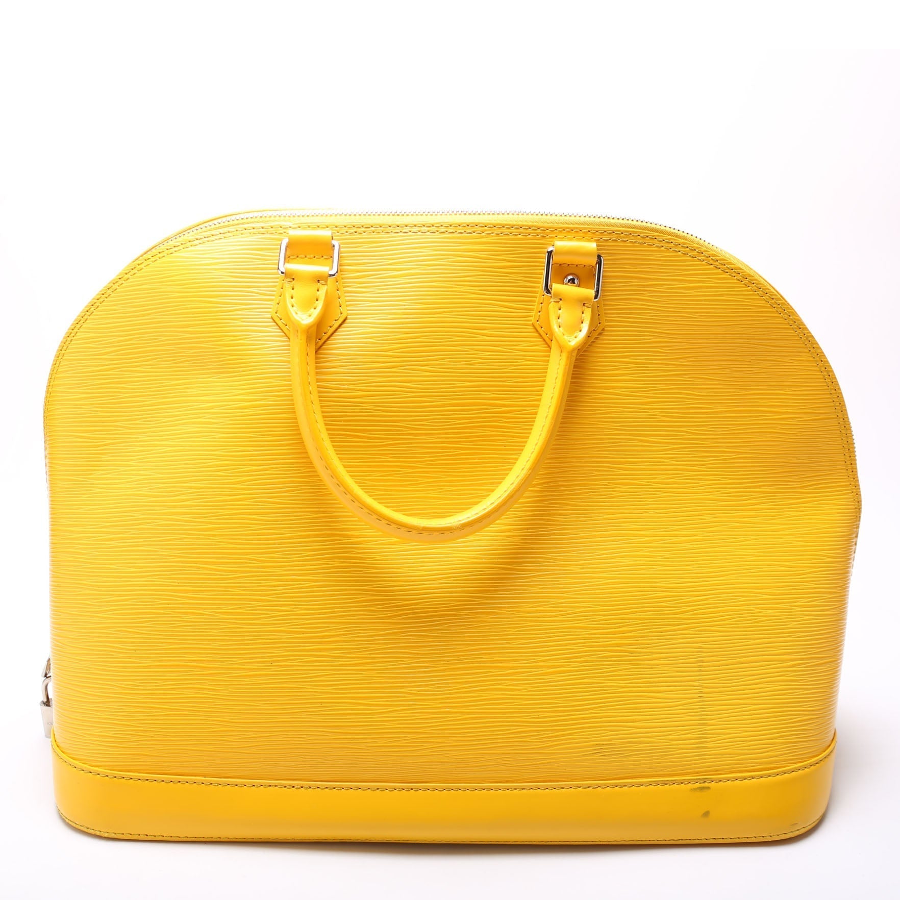 Louis Vuitton Alma GM Epi Yellow Handbag