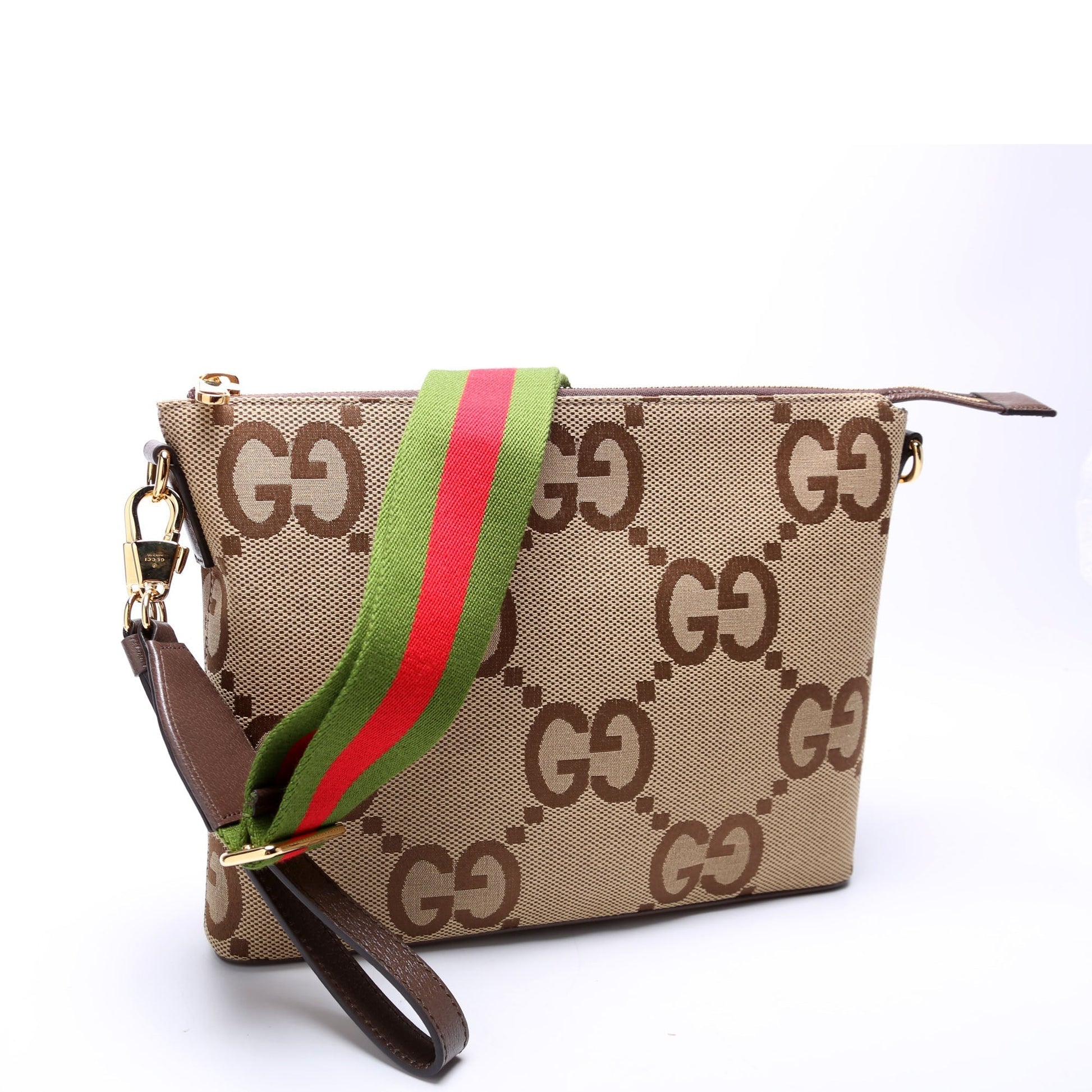 Gucci Jumbo GG Messenger Brown Travel Bag