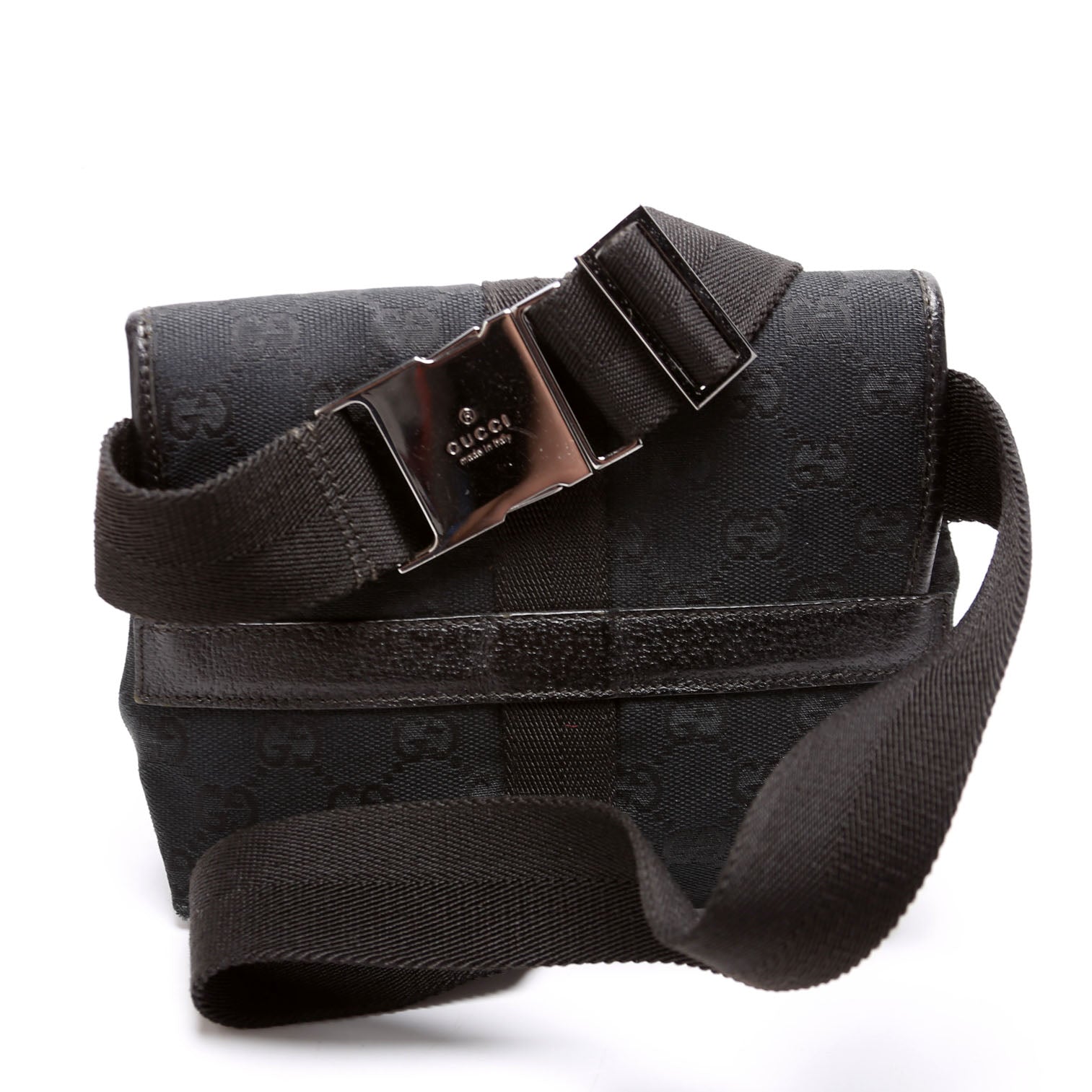 Gucci GG Canvas Black Belt