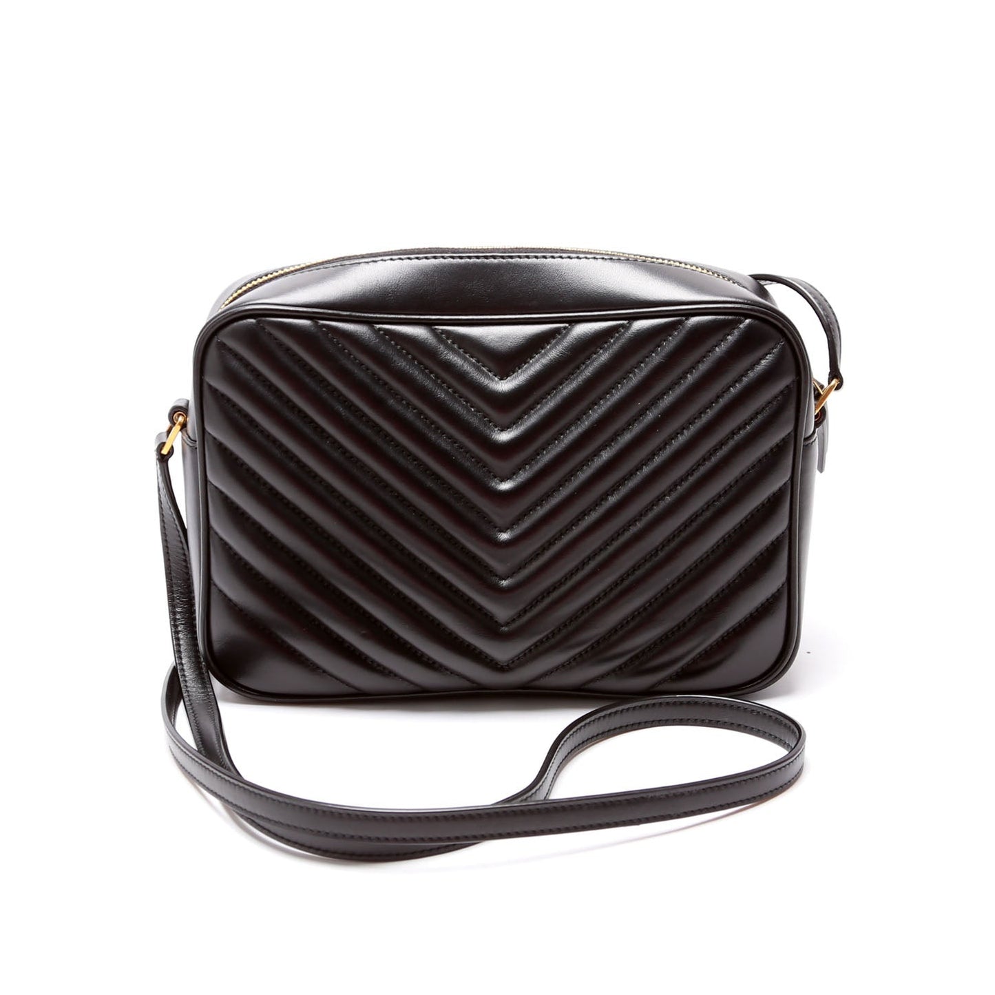 YSL Saint Laurent Lou Camera Bag Quilted Black Travel Bag 612544 Black 2