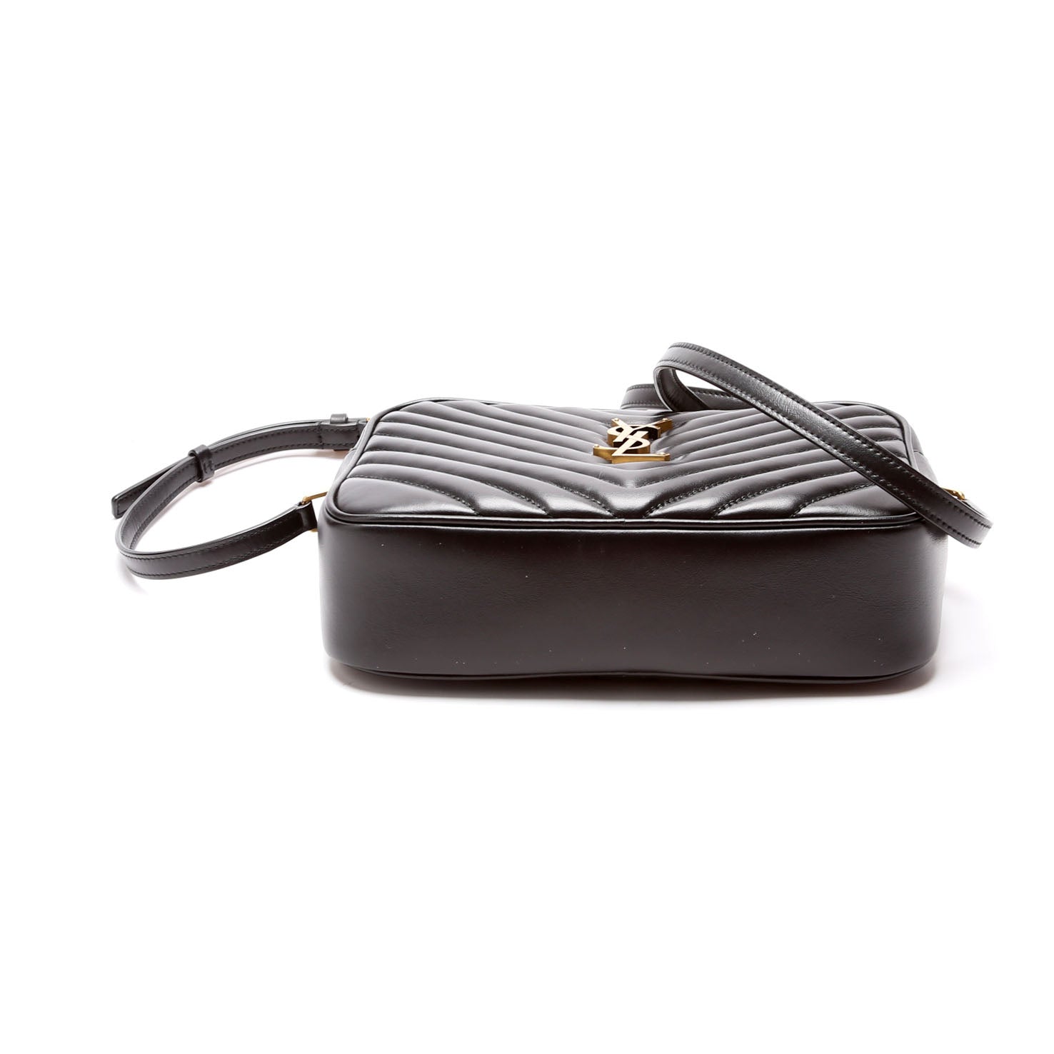 YSL Saint Laurent Lou Camera Bag Quilted Black Travel Bag 612544 Black 2
