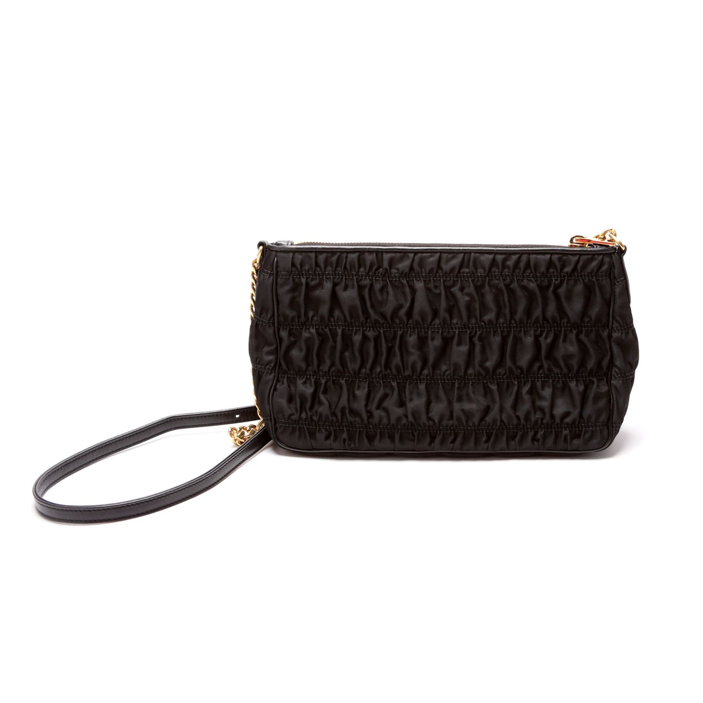 Prada Tessuto Gaufre Crossbody Bag Nylon Black Black Bag