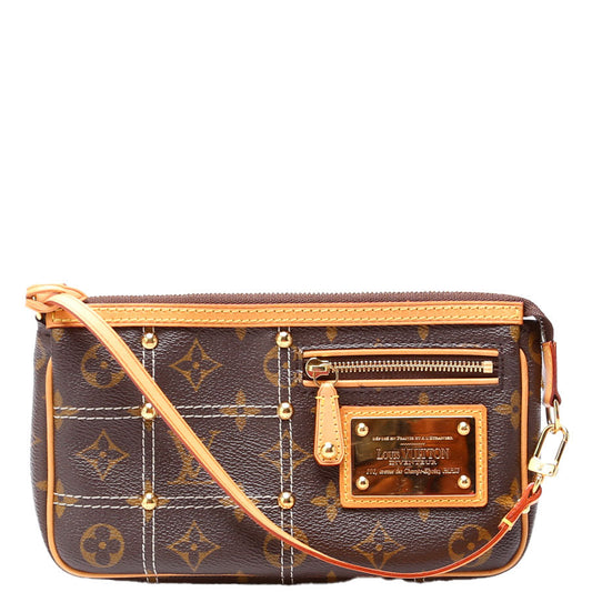 Louis Vuitton Riveting Pochette Access Monogram Clutch Bag