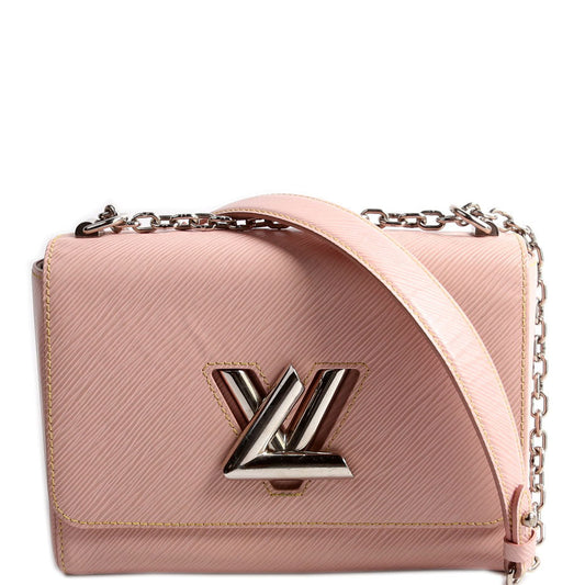 Louis Vuitton Twist Pink MM Epi Handbag