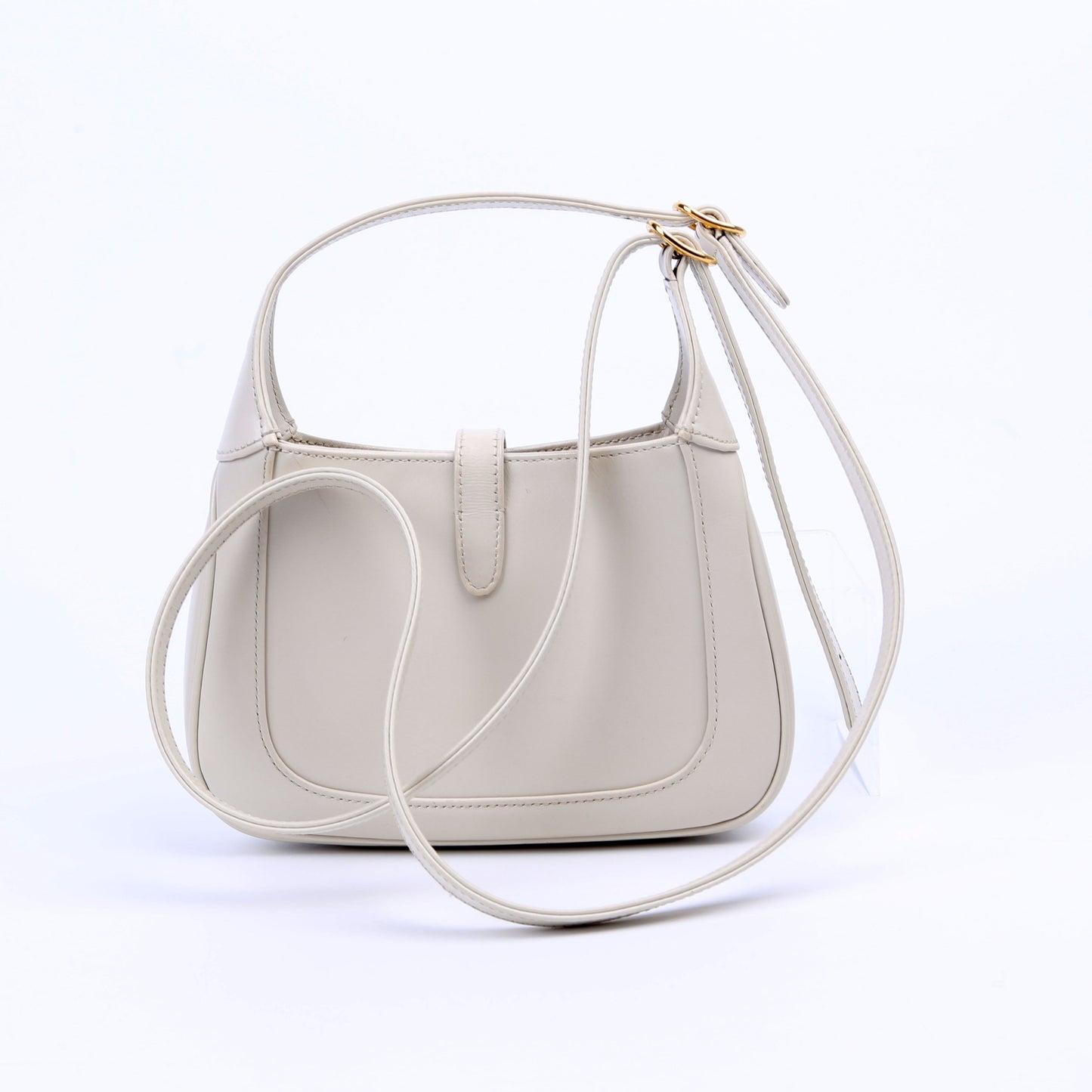 Gucci Jackie Leather White Mini Shoulder Bag