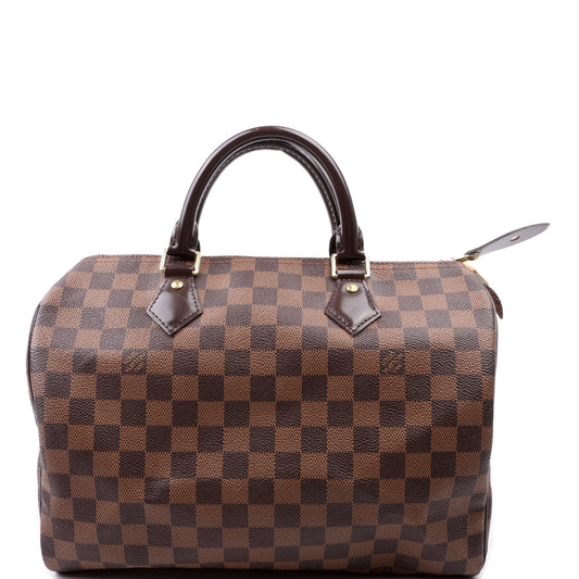 Louis Vuitton Speedy 30 Ebene Damier Handbag Ebene 50
