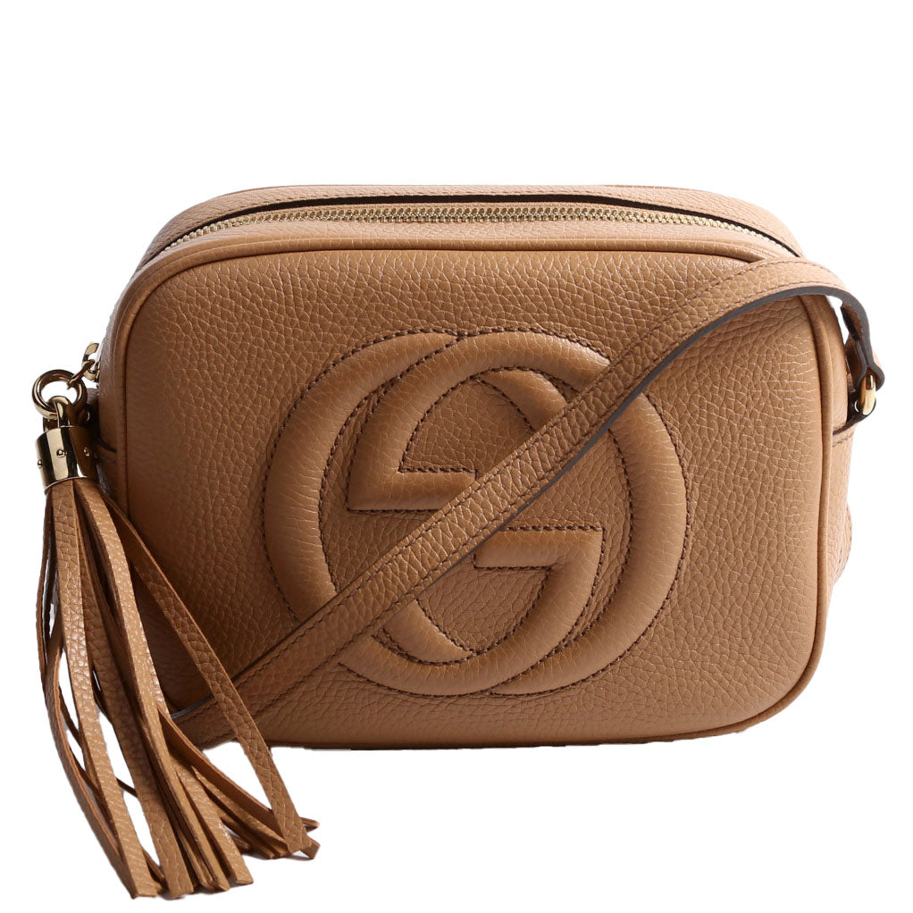 Gucci Soho Disco Tan Crossbody Bag Tan 1