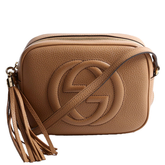 Gucci Soho Disco Tan Crossbody Bag Tan 1
