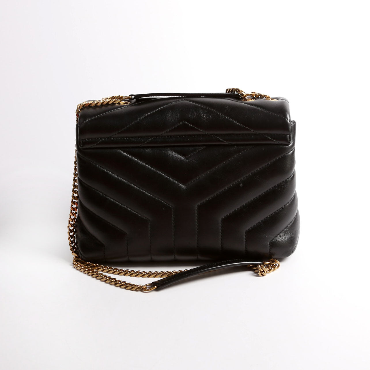 YSL Saint Laurent Saint Laurent Loulou Satchel Bag Black Small Travel Bag