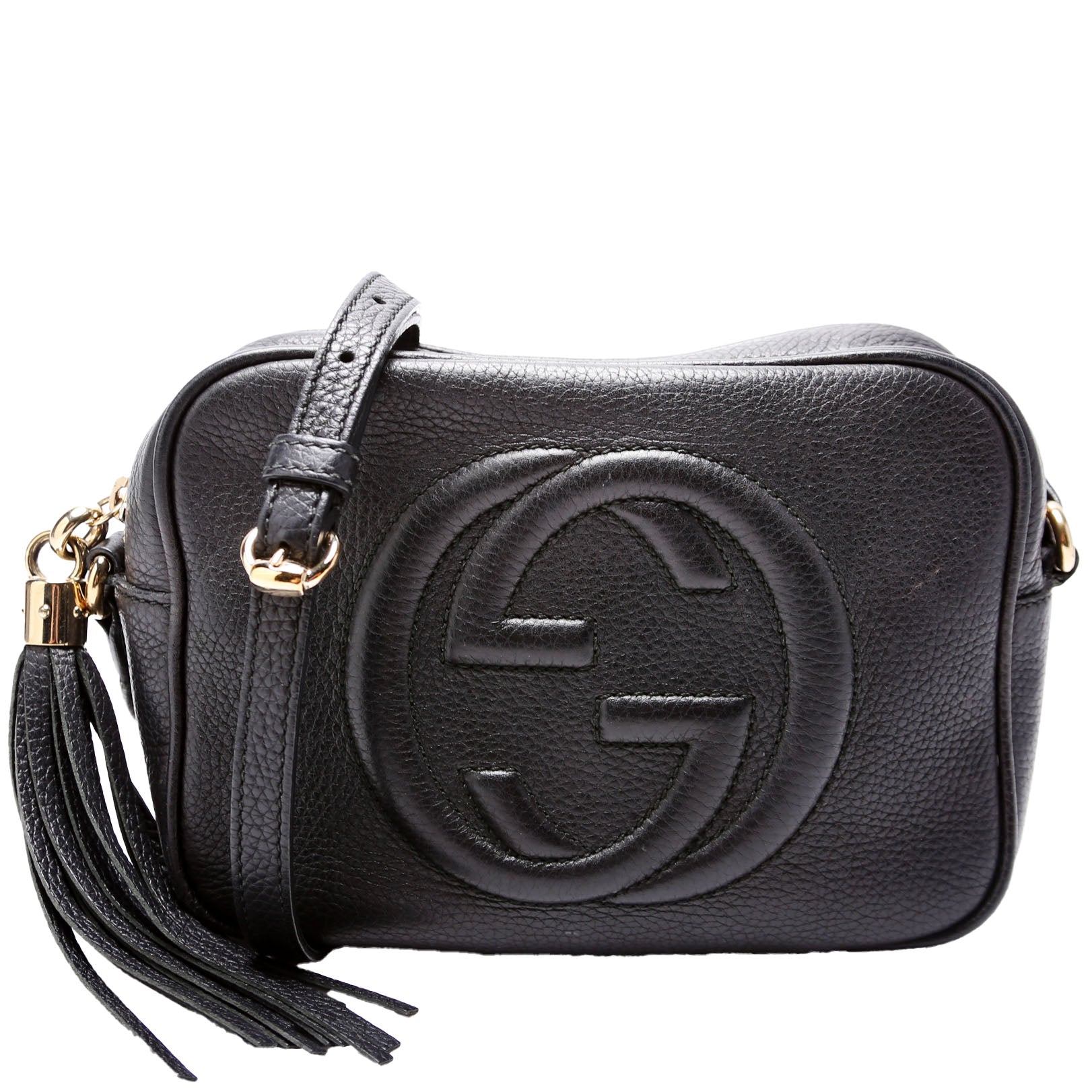 Gucci Soho Disco Black Crossbody Bag Black 4