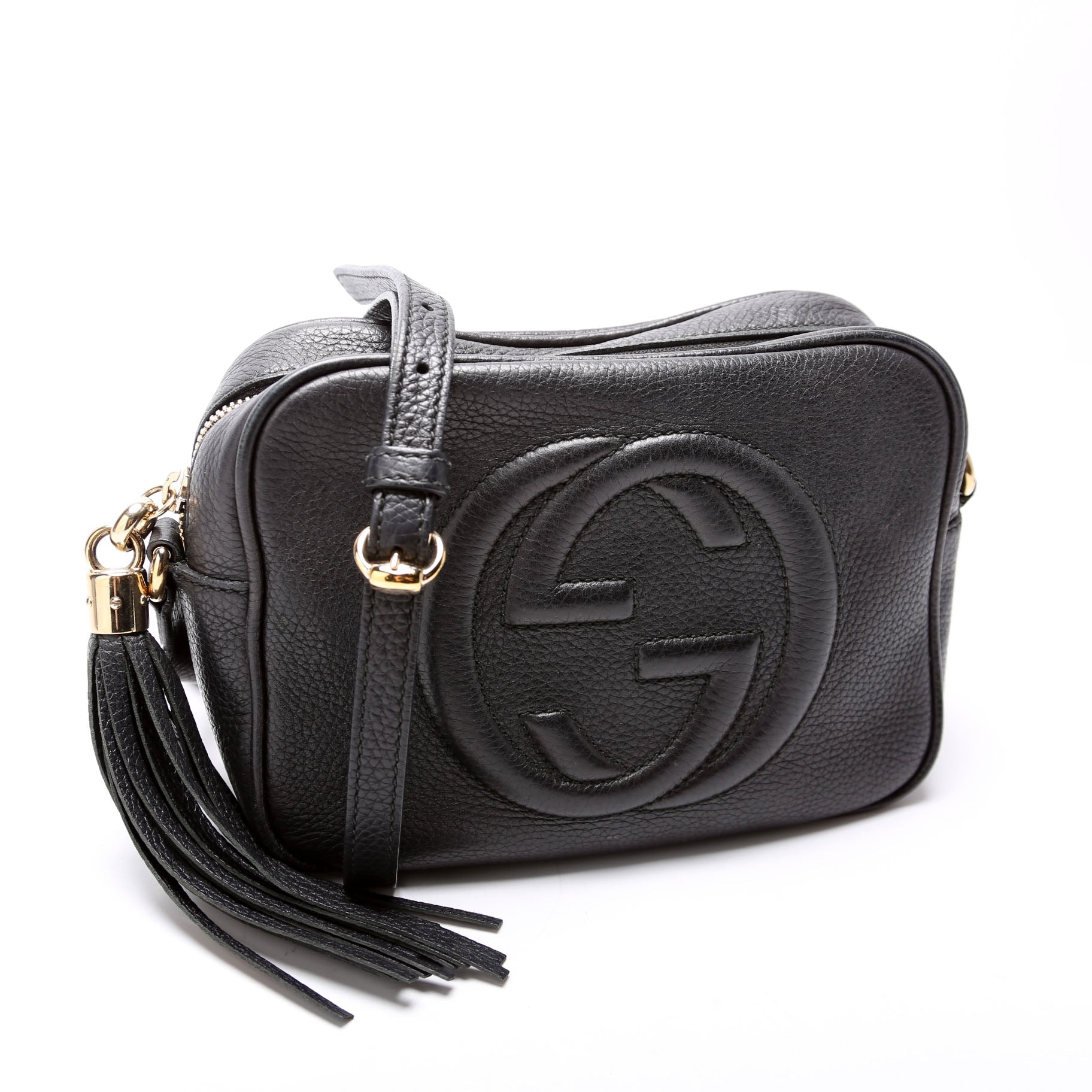 Gucci Soho Disco Black Crossbody Bag Black 4