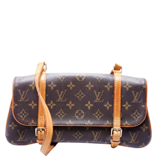 Louis Vuitton Pochette Marelle MM Monogram Clutch Bag
