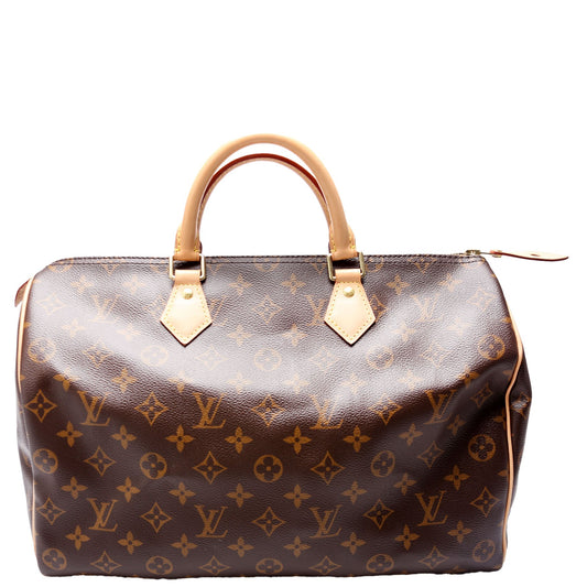 Louis Vuitton Speedy 35 Monogram Handbag Monogram 39
